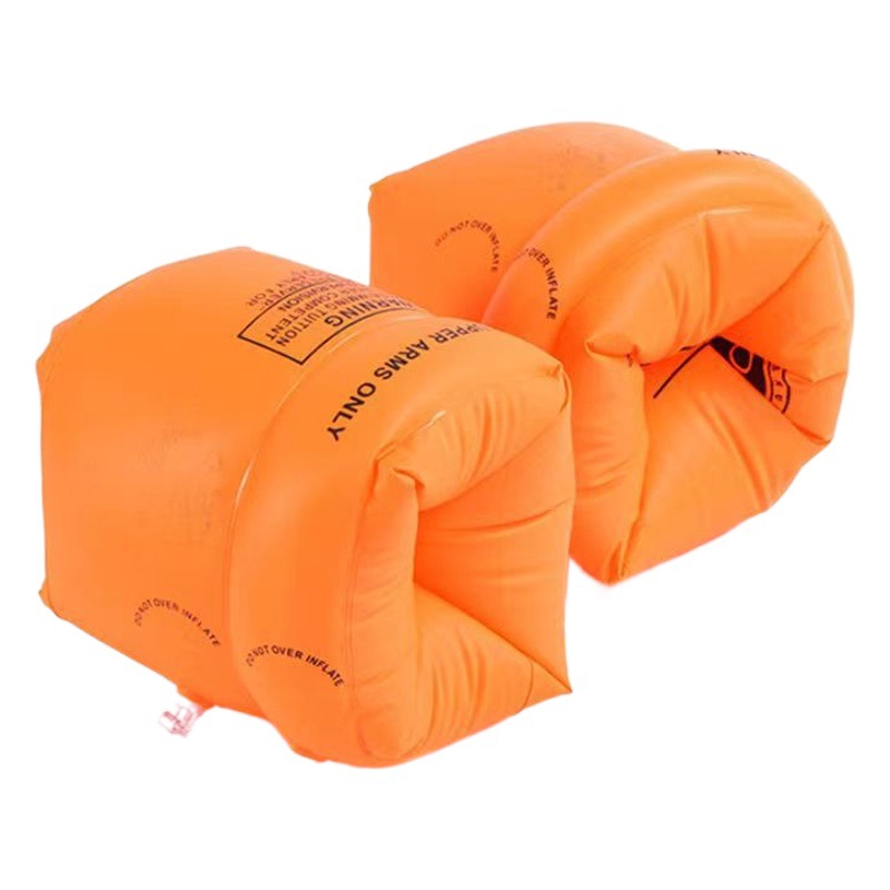 Fabricantes al por mayor engrosada inflable manga flotante adulto doble bolsa de aire de seguridad brazo de natación bebé anillo flotante