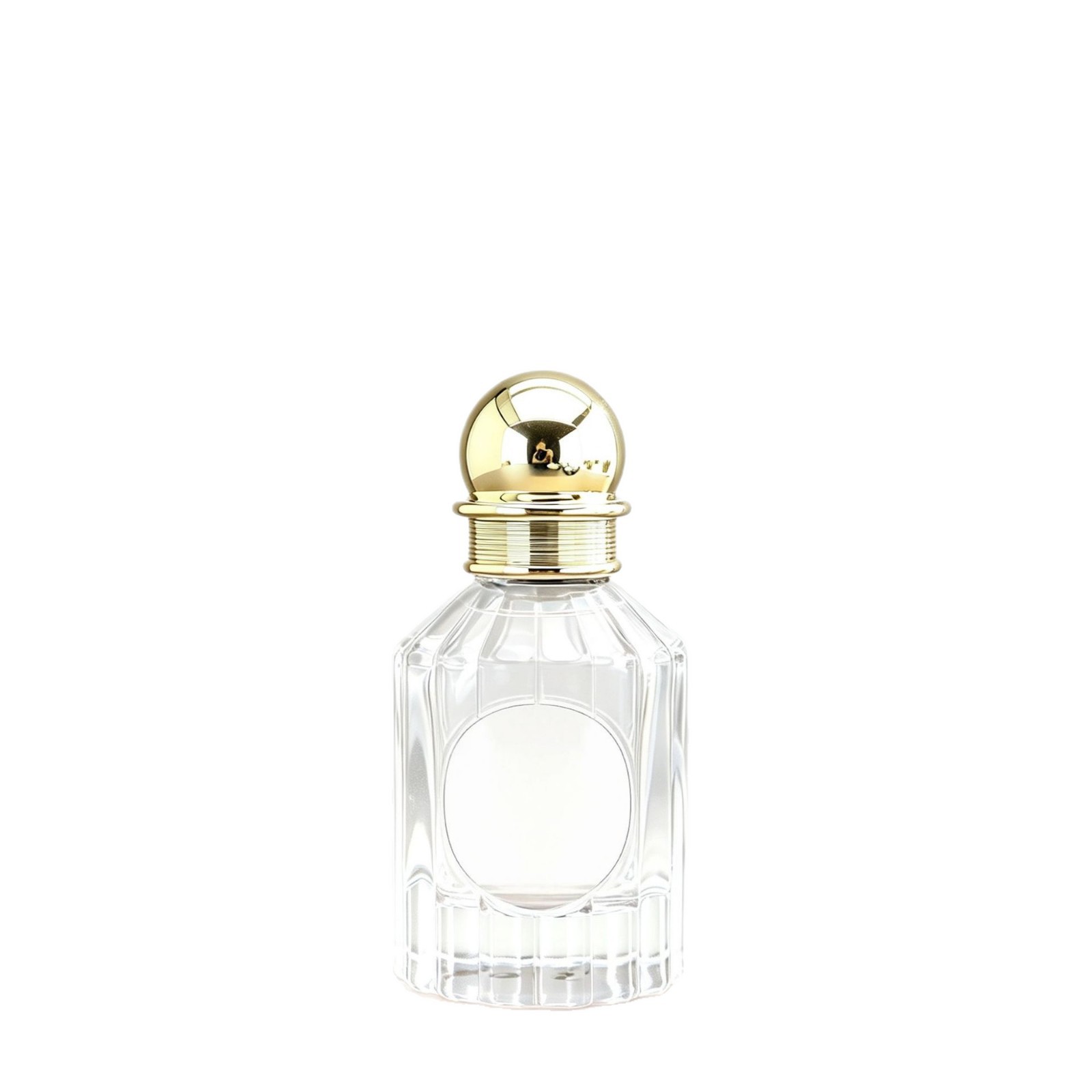 Nuevo producto botella de perfumes de vidrio botella de aerosol 50ml botella vacía botella de fragancia de alta calidad botella dividida multi-tapera libre en stock