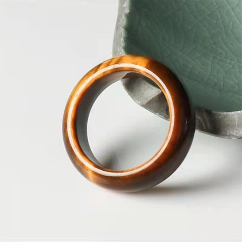 Ring with stone jade, wholesale