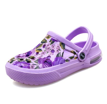 2025 verano pareja agujero zapatos sandalias de camuflaje casuales para hombres zapatillas respirables zapatillas de jardín con almohadillas de aire para mujeres