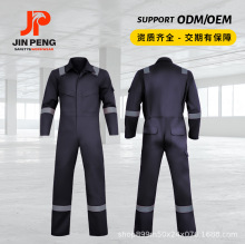 跨境纯棉电焊工作服套装男阻燃防烫防静电耐高温炼钢厂焊工劳保服