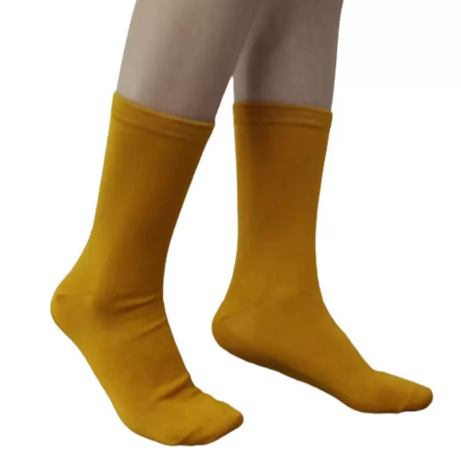 厂家新品阻燃防火袜聚酰亚胺纱线 针织 耐高温耐磨抗菌防赛车袜子