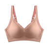 Latex cream comfortable thin wireless bra, underwear, gradient, plus size