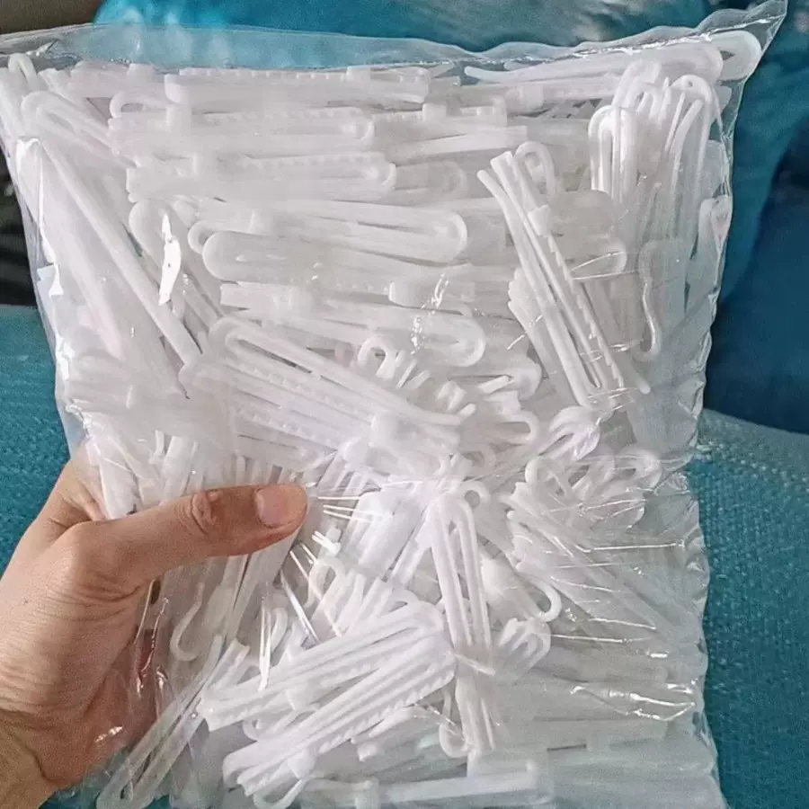 调节钩伸缩勾塑料POM白色材质工厂直销7cm 8cm 8.5cm窗帘配件跨境