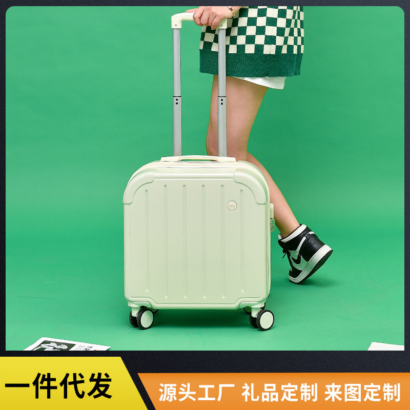 Luggage Women 18inch Suitcase Small Lightweight Children's Trolley Case Boarding Password Box Silent Universal Wheel Luggage Women 18inch Suitcase Small Lightweight Children's Trolley Case Boarding Password Box Silent Universal Wheel