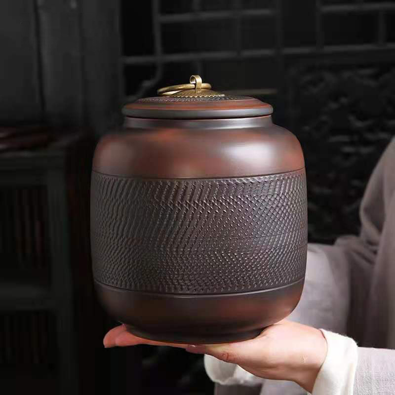 Jianshui фиолетовый глиняный чайный горшок керамический чайный горшок большой чайный бункер фиолетовый песок грязь пуэр резервуар для хранения чайный горшок оптом