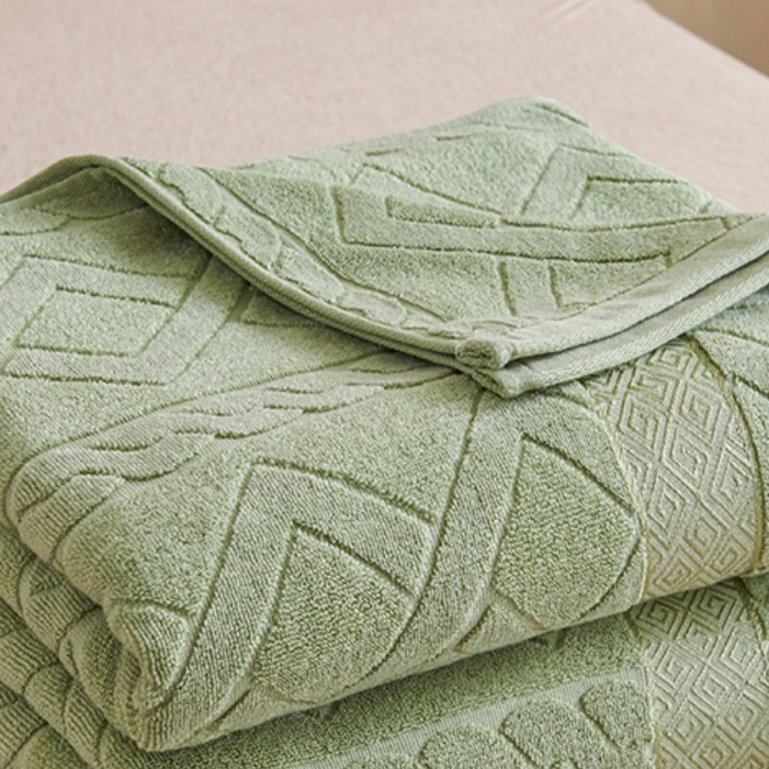 上海老牌纯棉毛巾被100老式怀旧毛巾毯夏季成人午睡盖毯夏凉