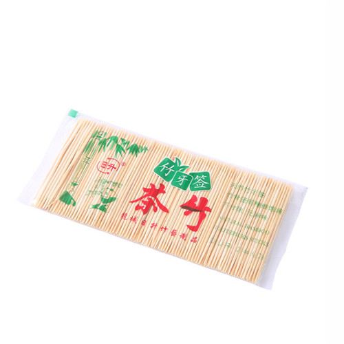 Disposable double-headed bamboo toothpicks for home use, commercial use, portable restaurants and hotels, bulk bamboo toothpicks, 200 pieces