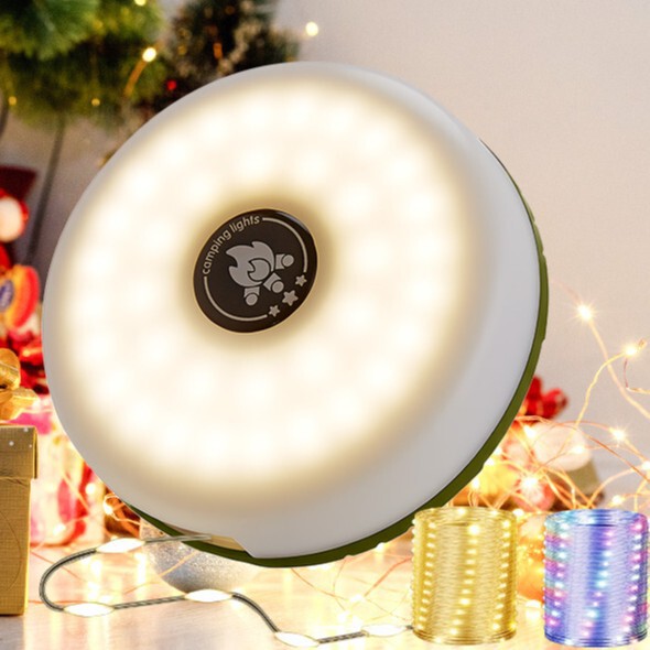 Cross-Border New Outdoor Camping Style Lamp with Long Battery Life, Camping Style Canopy Tent Magnetic Hanging Lamp Emergency Atmosphere Tape Measure Lamp