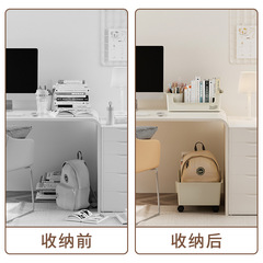 Mobile book storage box for students and children Oxford tree picture book bag storage transparent bookshelf storage organization artifact