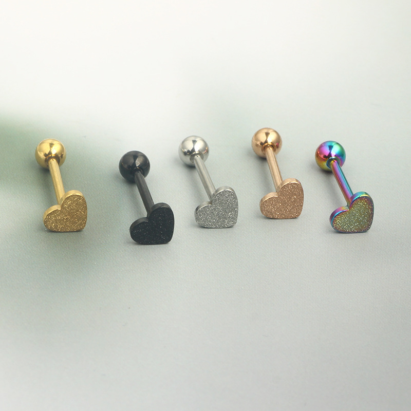 Labret piercing jewelry detail image
