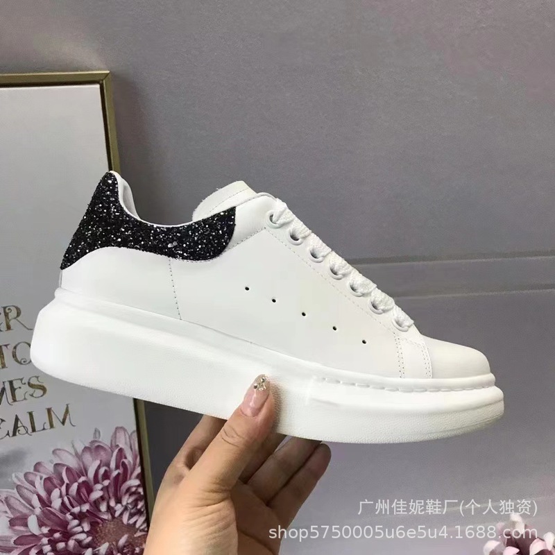 麦昆厚底小白鞋女2025秋季新款休闲百搭松糕鞋真皮情侣增高板鞋男|undefined