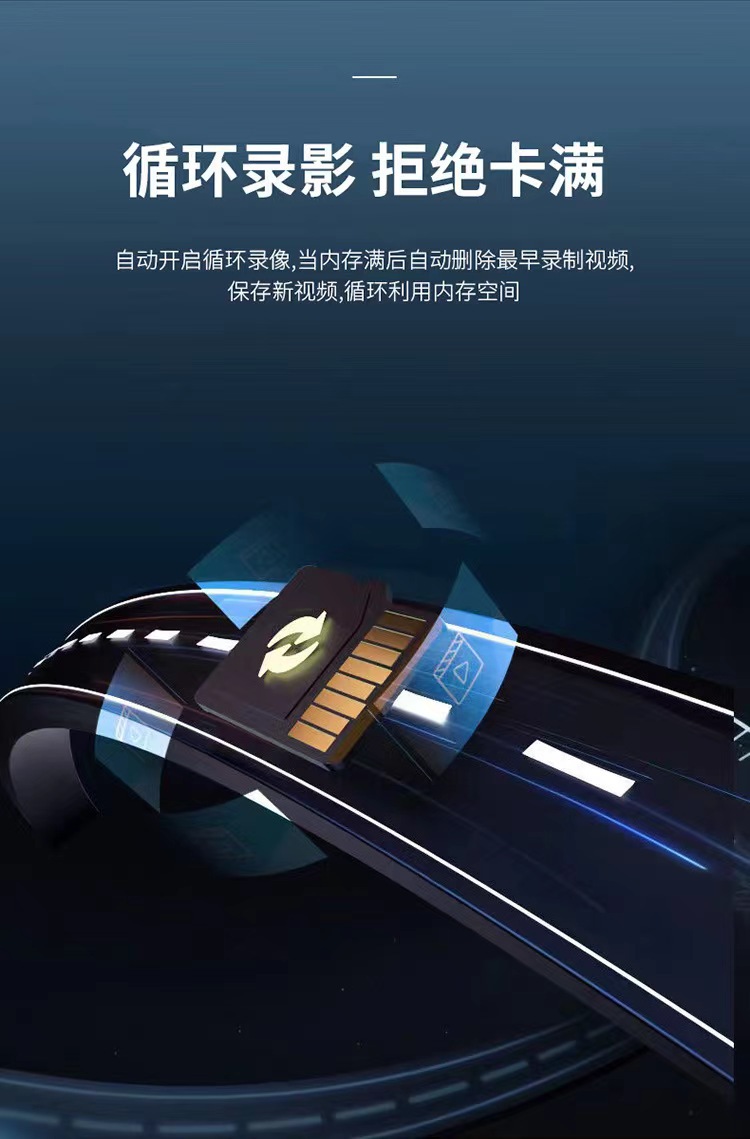 Cross-Border X1 Hd 1080P Driving Recorder 3inch Night Vision Dual-Lens Vehicle Recorder Wifi Cycle Recording