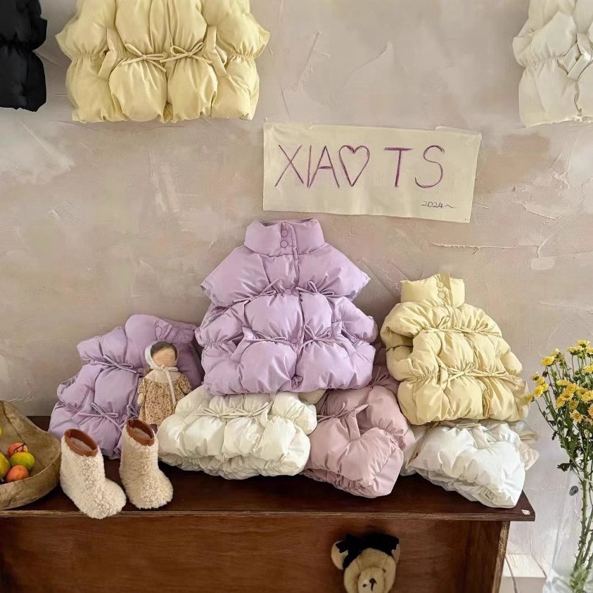 Niño estrella redonda chaleco de invierno nuevo chaleco de invierno de aire extranjero para niños chaleco de algodón para bebés calientes abrazadera de hombro
