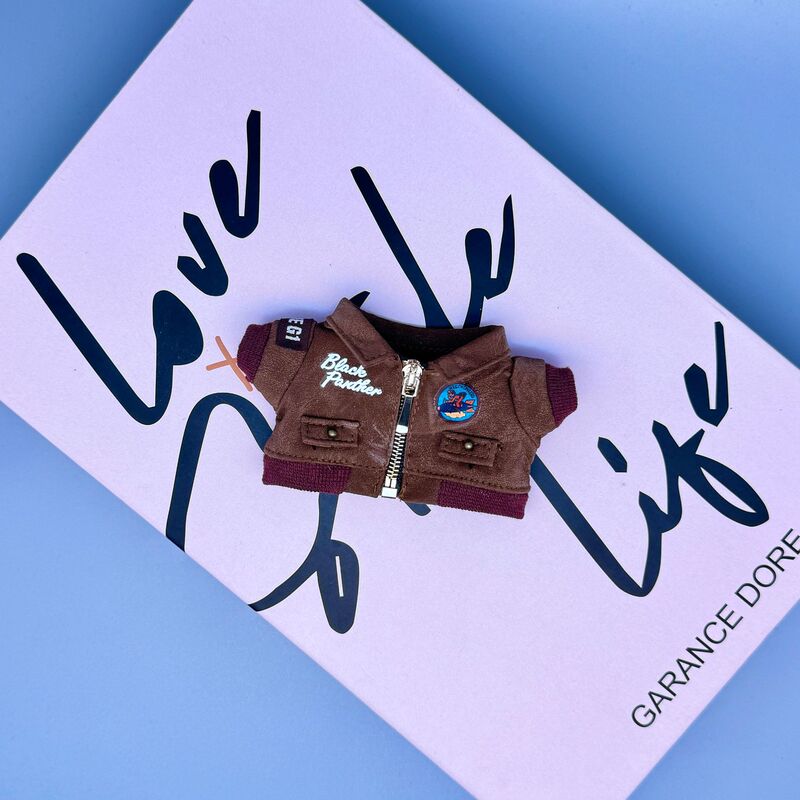 First, Second and Third Generation Labubu Clothes Labubu Baby Clothes Leather Jackets Labubu Clothes Wholesale Vinyl Baby Clothes