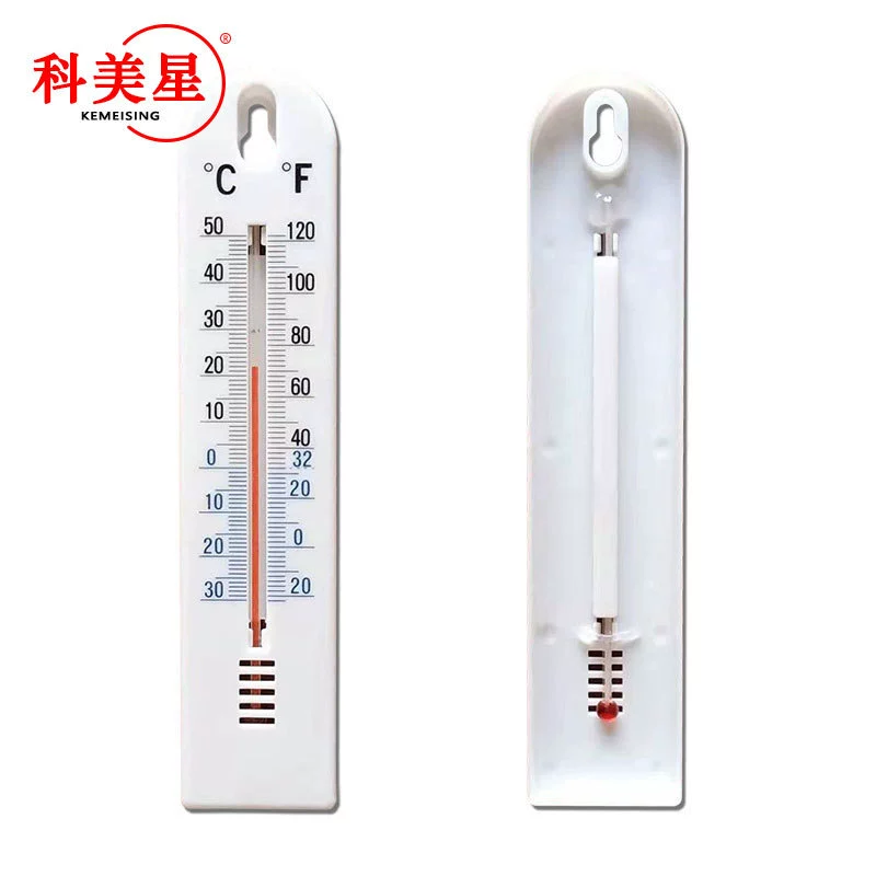 Производитель спот 017C домашний термометр белый пластиковый термометр садовый настенный термометр оптом