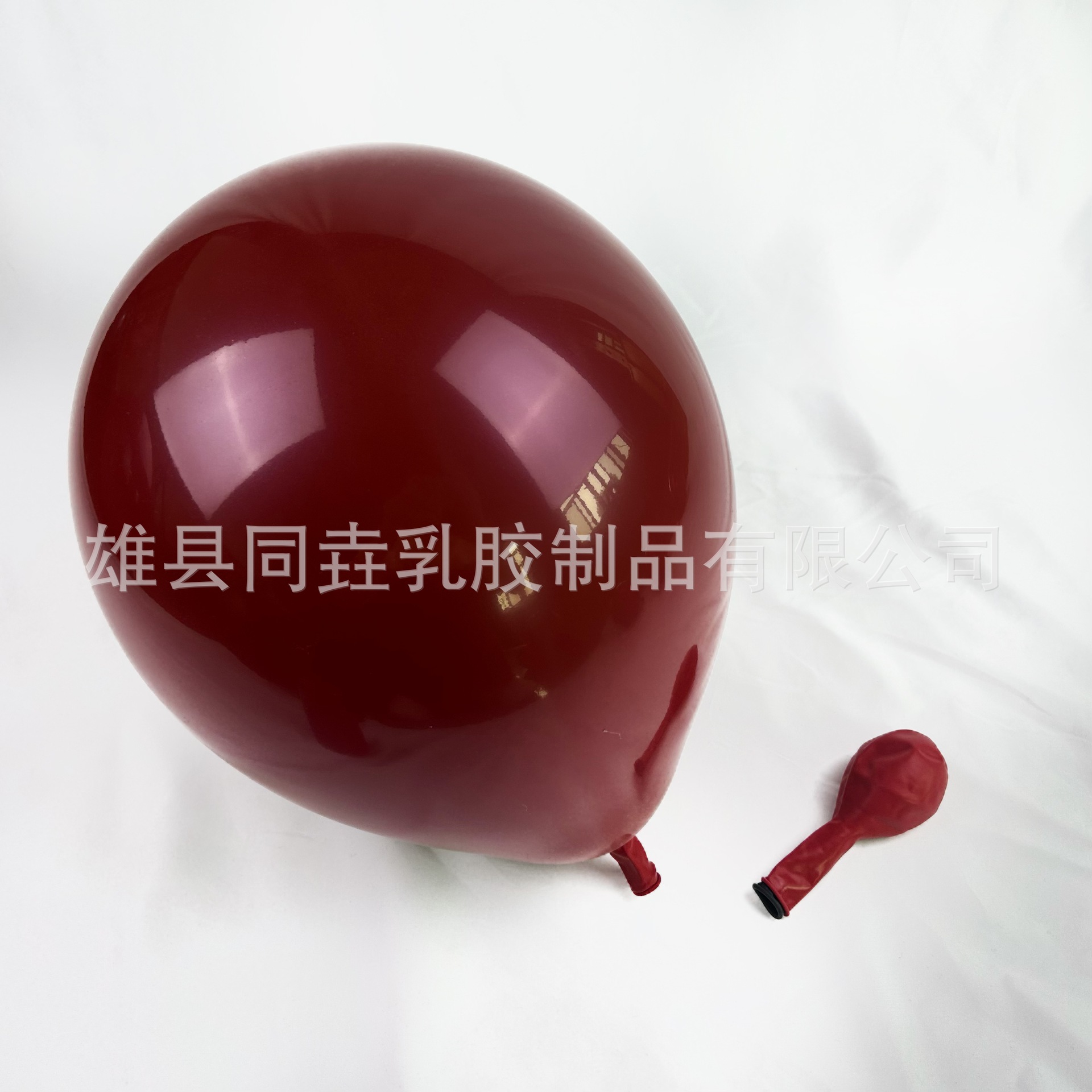 Globo de boda personalizado doble decoración de boda rojo granada artículos de boda globo de boda mayorista