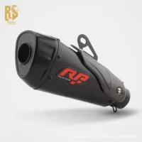 RS Мотоцикл 51 мм Универсальная выхлопная труба RP Tuning V4 Черный KTM Kawasaki Chunfeng Suzuki Ducati.