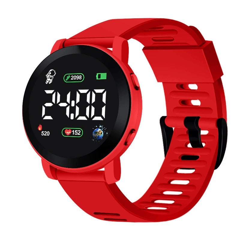 Children's Digital Travel Watch — Waterproof, Silicone Strap, Time & Date Display (Multiple Colors)