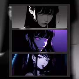 少女头像装饰画网红直播间挂画二次元动漫潮流版画电竞房卧室壁画