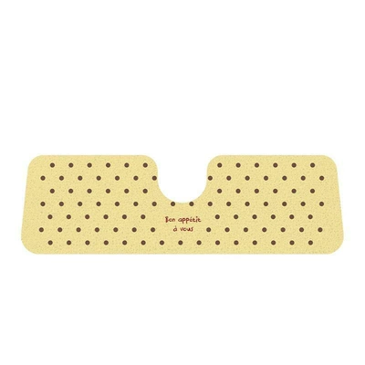 Avtomobil döşəmə paspasları mat, polka dot car floor mat - butter-brown-polka-dots-back-row-50135cm1953