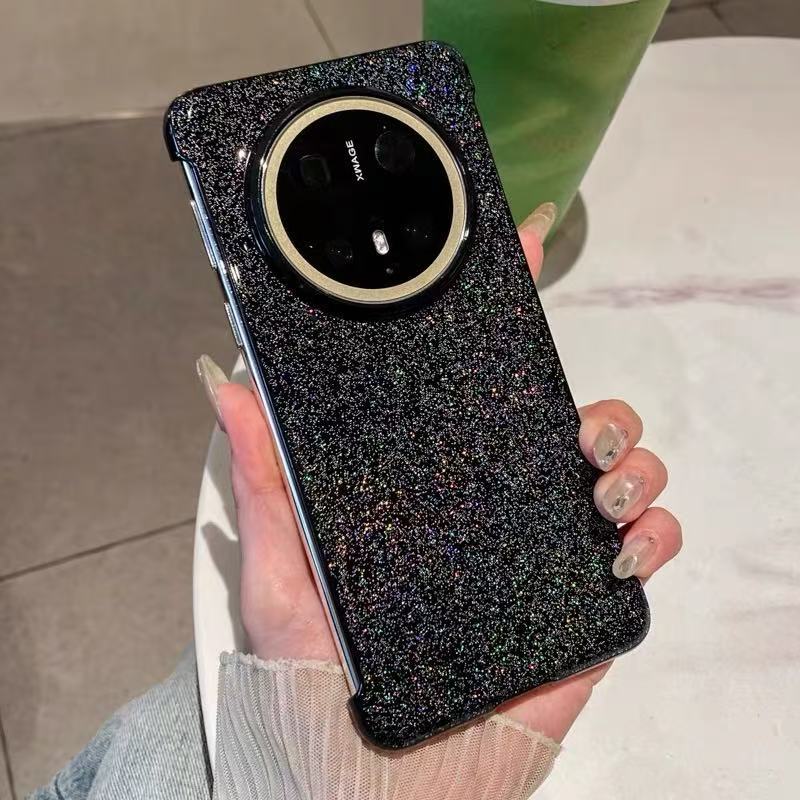 Brillo de color sólido simple sin bordes para Huawei Mate70Pro funda para teléfono móvil 60 nuevo P70Pro/70 hombres y mujeres