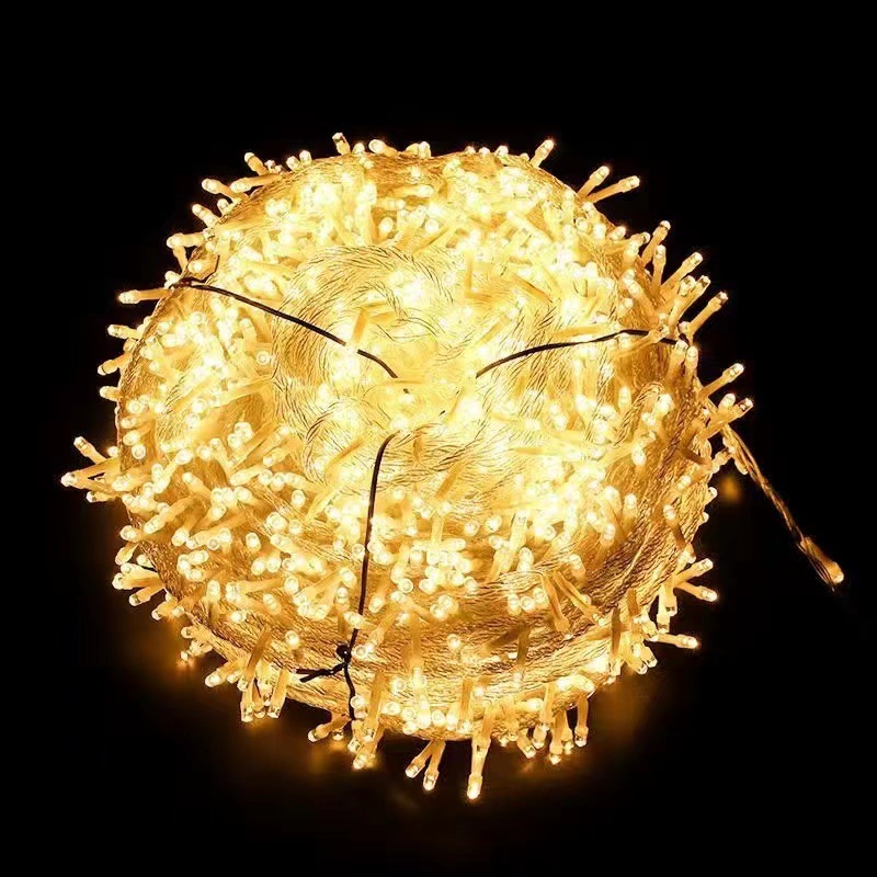 Lámpara de estrellas LED lámpara de color lámpara solar al aire libre camping atmósfera de navidad decoración lámpara de cadena de lámpara