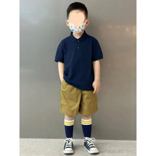 Boys' Shirts, Shorts, Children's Short-Sleeved Handsome Summer Suits