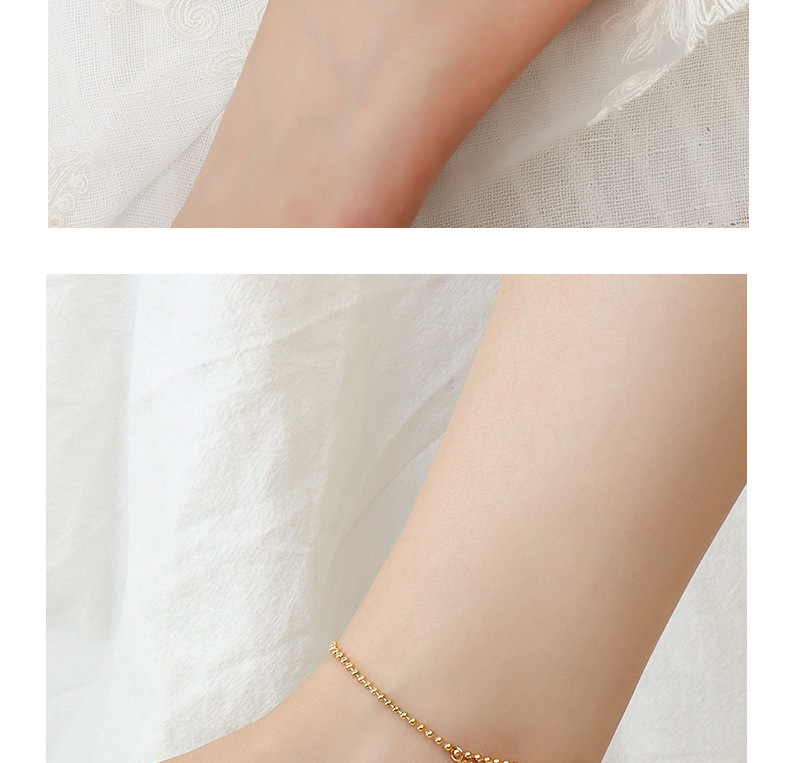 Fashion Simple Beads Anklet display picture 7