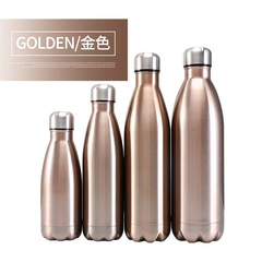 Manufacturer wholesale gifts customized thermos cup trendy brand sports water bottle 304 stainless steel creative color cola bottle cup