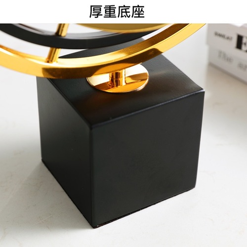 Nordic light luxury globe ornaments high-end luxury boss men's office desktop decoration ornaments home accessories