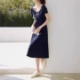 大方短袖显瘦春季连衣裙