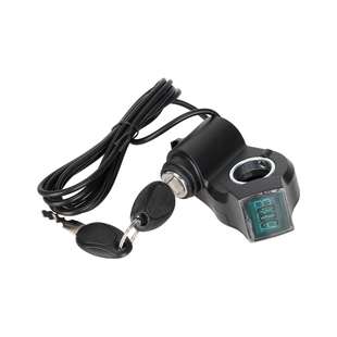 Universal Electric Vehicle Scooter Accessories Key Start Switch Digital Display Electric Door Switch Long Line Electric Door Lock
