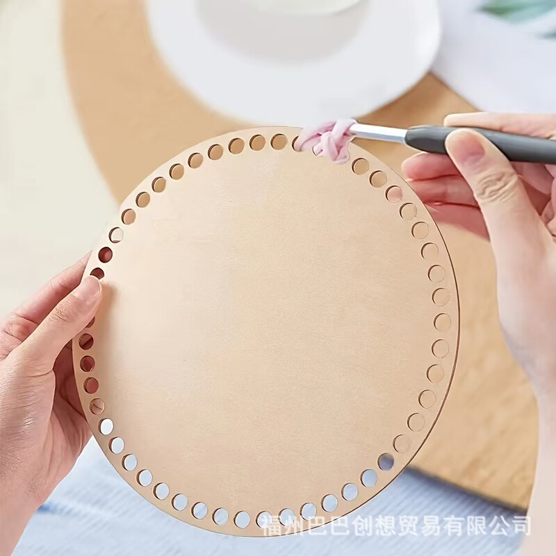 Wooden Perforated Board Plywood with Holes Punched Wooden Baby Basket Bed Board Bottom Board Woven Poplar Board