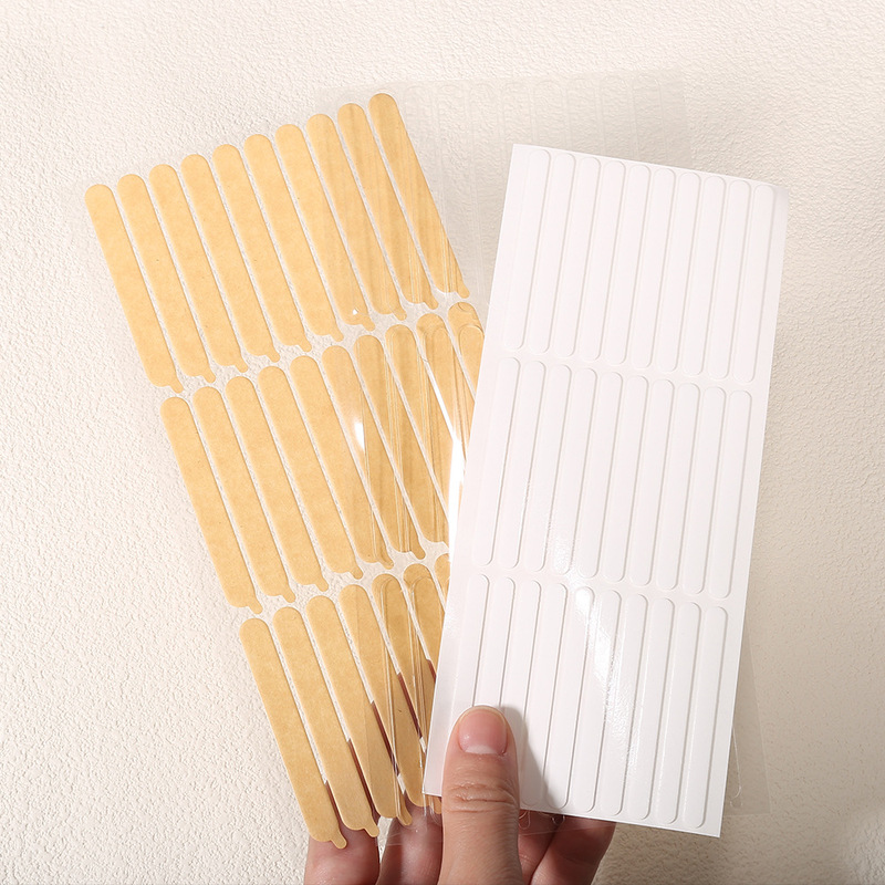 White Transparent High Adhesive Non-marking Nano Double-sided Adhesive Wear Armor Display Stand Double-sided Adhesive Sticker with Handle Nail Art Adhesive Strip