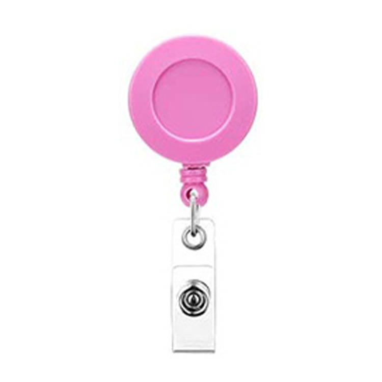 Clip de cinturón ABS de color de venta caliente de Amazon, hebilla telescópica, hebilla de alta elasticidad y fácil de tirar, hebilla de identificación