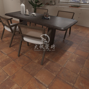 Chinese Retro Old Small Floor Tile 300X300 Balcony Terrace Kitchen Non-slip Tile Ancient Courtyard Antique Tile