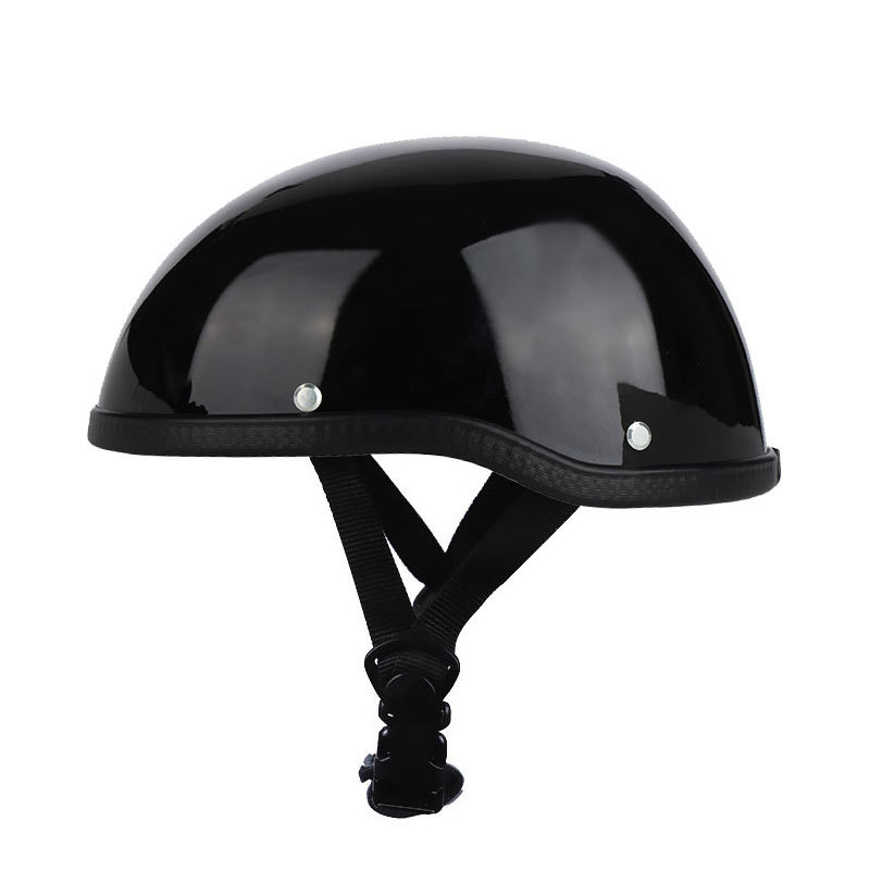 Retro semi-casco de coche eléctrico casco fábrica al por mayor macho verano batería coche scooter casco portátil montar casco