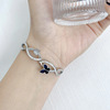 Small design fresh bracelet stainless steel, matte accessory, Japanese and Korean, simple and elegant design