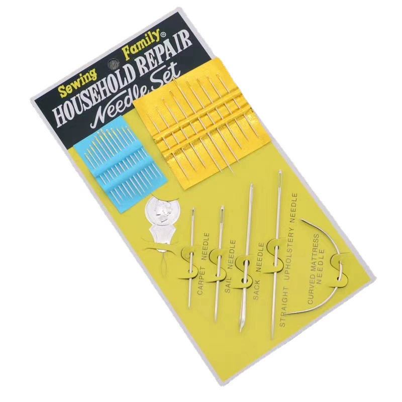 Бренд двойной Ласточки золотой хвост 27 ручных швейных Игл костюм желтая доска Игла вышивка кожаная игла бутик ручной швейной иглы