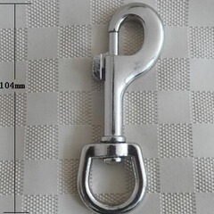 大型ペット牽引ボタン、スプリングフック、フック、牽引ロープペット金具