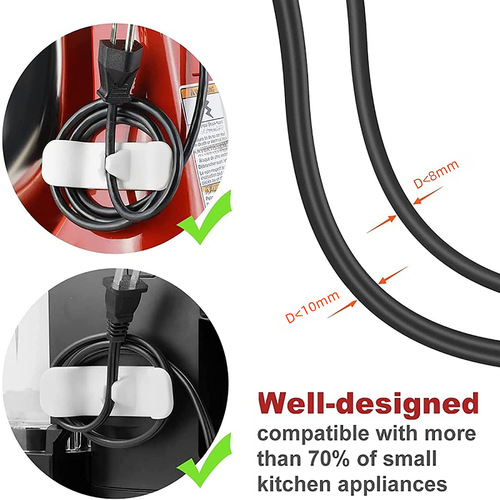 Power cord organizer cable management clip cable line holder wire clip wire organizer kitchen cable organizer