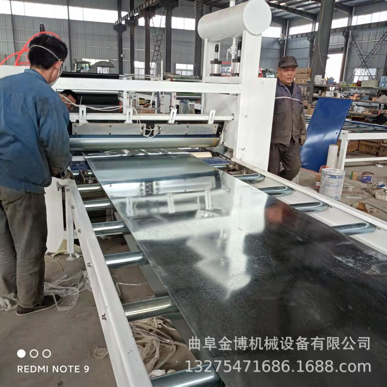 镀锌钢板pvc覆膜机