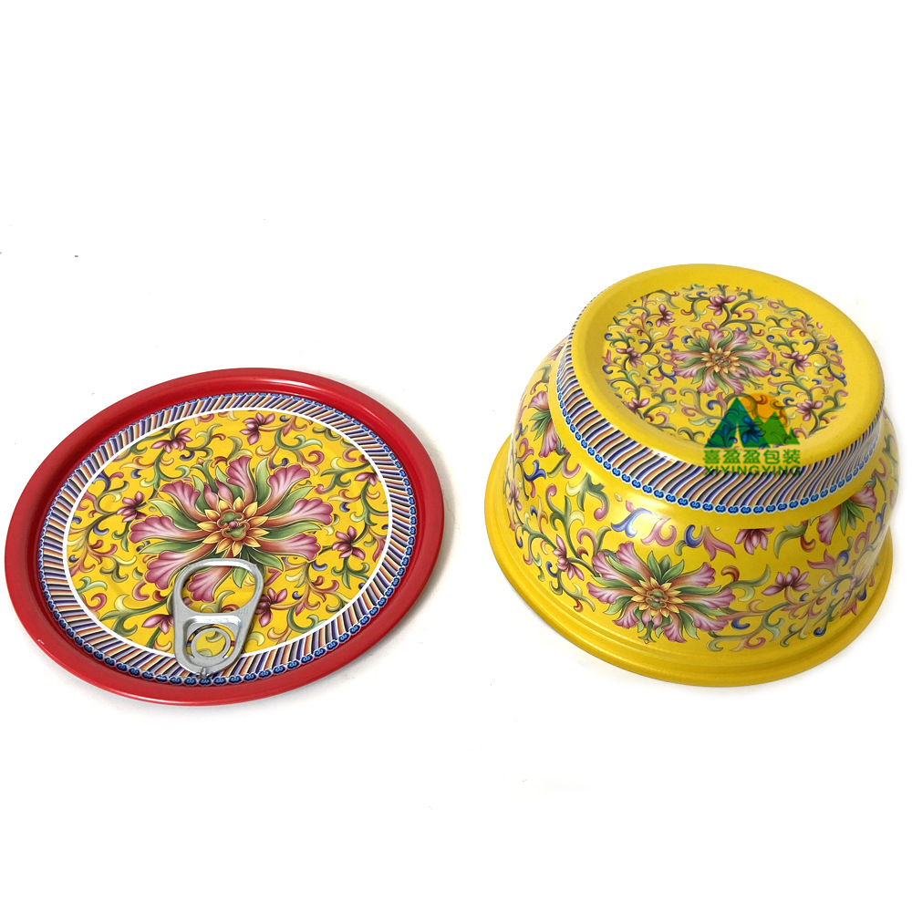 鲍鱼佛跳墙300g预制菜 海参加热即便食品包装 冷冻海鲜礼盒罐彩印