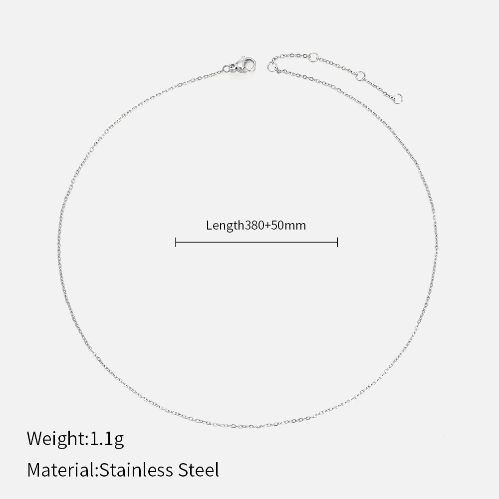 Simple Style Geometric Stainless Steel Gold Plated Necklace