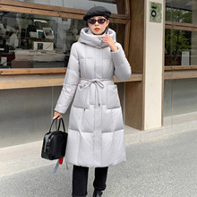 大牌同款95白鹅绒羽绒服女长款加厚修身冬季新款极寒保暖外套高端
