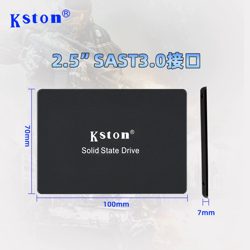 2.5" SATA SSD (Kston) G512 — SATA3.0, 64–2TB Capacities, 7 mm Slim
