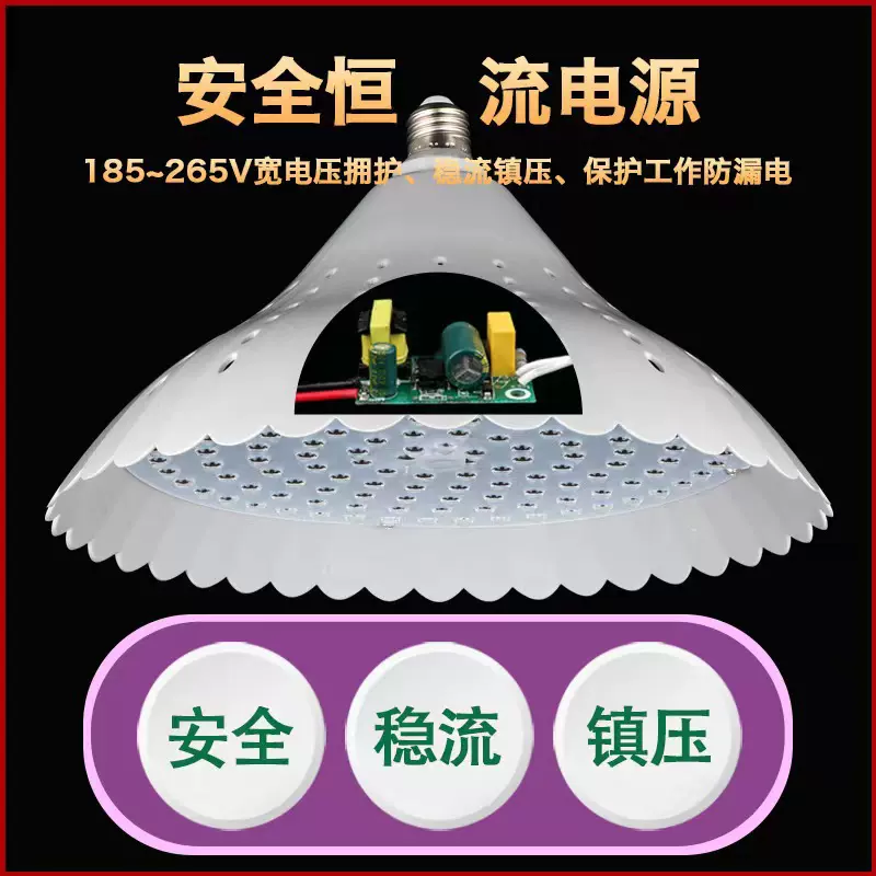 新国标led生鲜灯猪肉灯照肉灯熟食市场超市灯夜市节能摆摊水果灯
