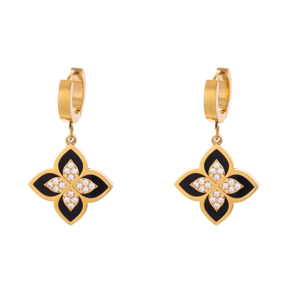 귀걸이【블랙 쉘】