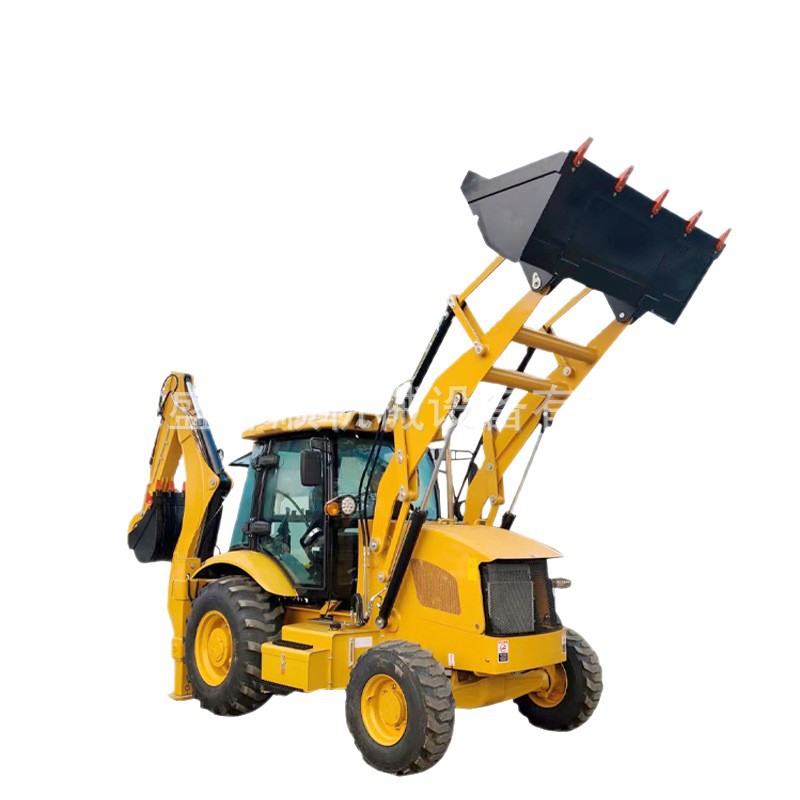 Proyecto agrícola de excavación de cuatro tracciones en una máquina de excavación diesel multifunción retroexcavadora fabricante de carga